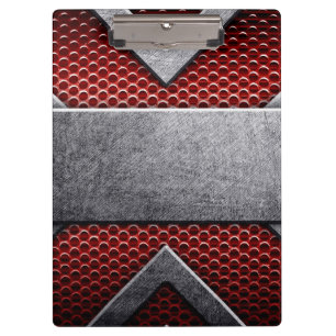Carpeta De Pinza Modelo de la placa de metal
