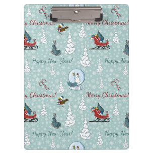 Carpeta De Pinza Modelo de las Felices Navidad