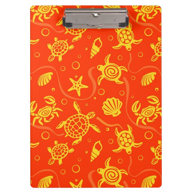 Carpeta De Pinza Modelo de las tortugas (Anverso)