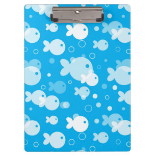 Carpeta De Pinza modelo de los pescados