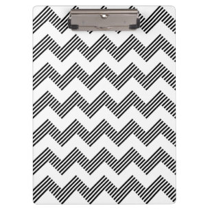 Carpeta De Pinza Modelo de zigzag geométrico