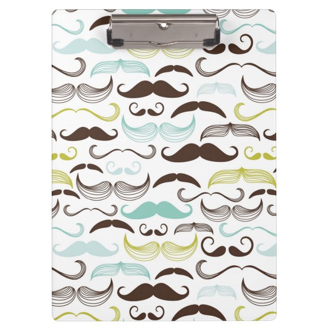 Carpeta De Pinza Modelo del bigote, estilo retro 2 (Anverso)
