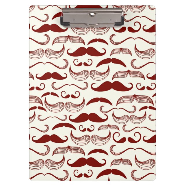 Carpeta De Pinza Modelo del bigote, estilo retro 3 (Anverso)