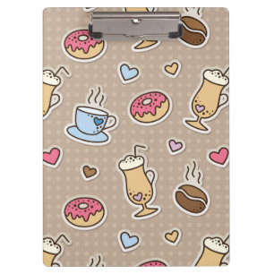 Carpeta De Pinza Modelo del café