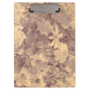 Carpeta De Pinza Modelo del camuflaje de la flor y de la hoja en