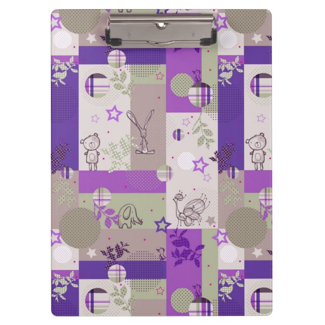 Carpeta De Pinza Modelo del edredón del bebé (Anverso)