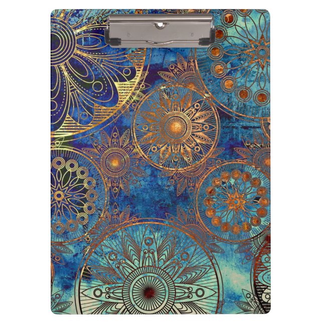 Carpeta De Pinza Modelo del grunge del arte (Anverso)