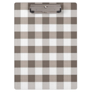 Carpeta De Pinza Modelo del mantel de Brown