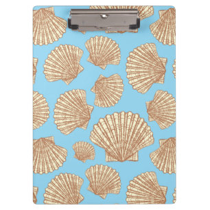 Carpeta De Pinza Modelo del Seashell del estilo del vintage