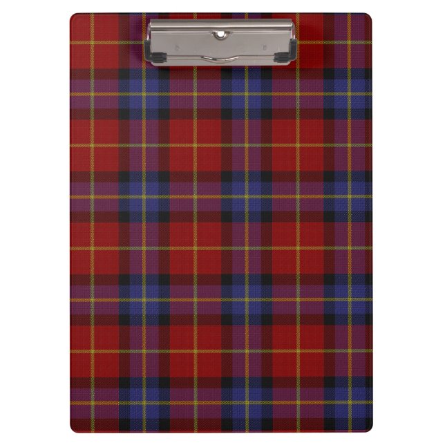 Carpeta De Pinza Modelo del tartán (Anverso)