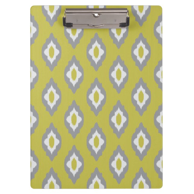 Carpeta De Pinza Modelo del vintage de Ikat (Anverso)