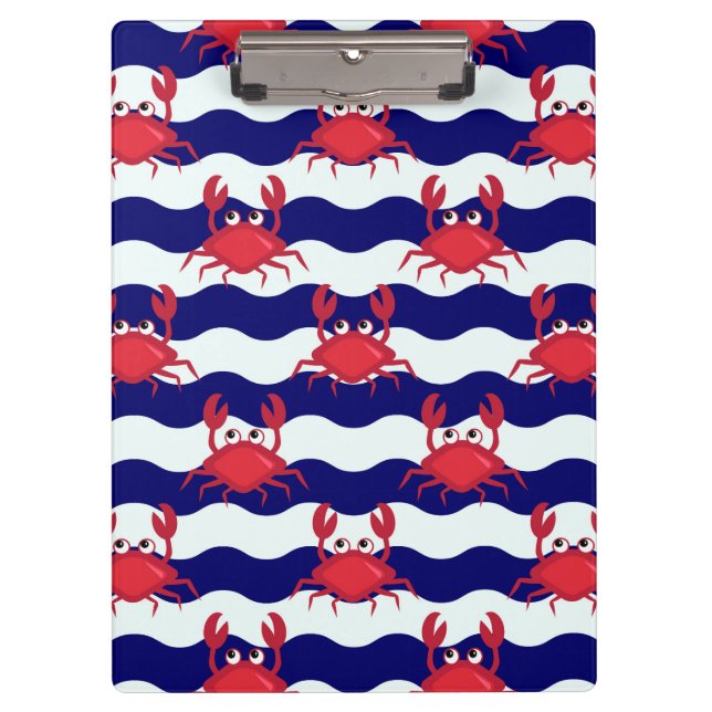 Carpeta De Pinza Modelo feliz de los cangrejos (Anverso)
