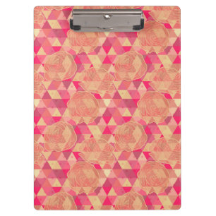 Carpeta De Pinza Modelo geométrico de la flor