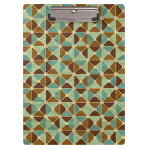 Carpeta De Pinza Modelo geométrico retro 2