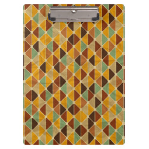 Carpeta De Pinza Modelo geométrico retro 3