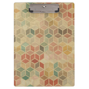 Carpeta De Pinza Modelo geométrico retro 5