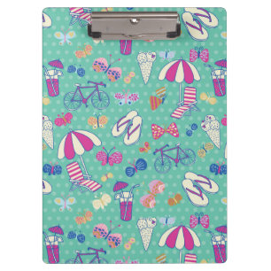 Carpeta De Pinza Modelo hermoso con los elementos del verano