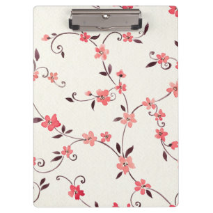 Carpeta De Pinza Modelo inconsútil de la acuarela con la primavera