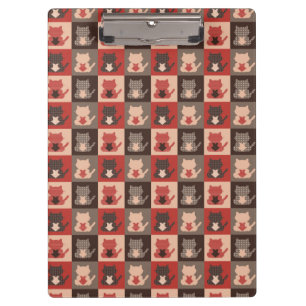 Carpeta De Pinza Modelo lindo del gato