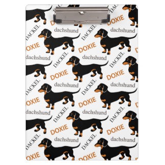 Carpeta De Pinza Modelo lindo del perro de Doxie del Dachshund