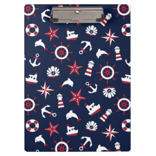 Carpeta De Pinza Modelo náutico del mar