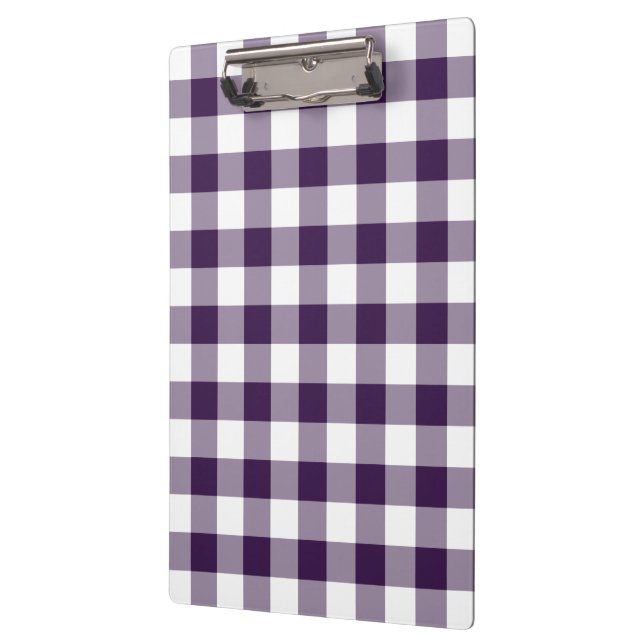 Carpeta De Pinza Modelo púrpura y blanco de la guinga (Izquierda)