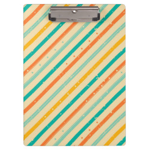 Carpeta De Pinza Modelo rayado del grunge retro