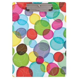 Carpeta De Pinza Modelo redondo 2 de los niños de las burbujas