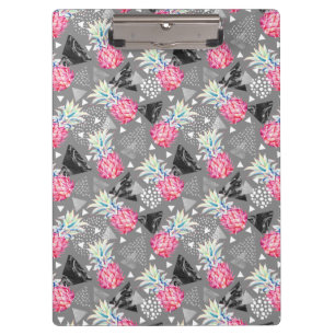 Carpeta De Pinza Modelo texturizado piña geométrica