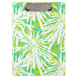 Carpeta De Pinza Modelo tropical de las hojas de palma