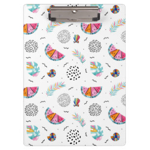 Carpeta De Pinza Modelo tropical del verano del estilo de Memphis