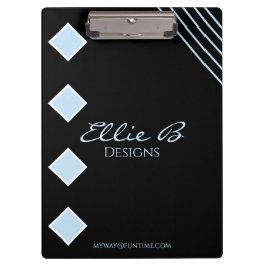 Carpeta De Pinza Modern Geometric Sleek Minimalist 