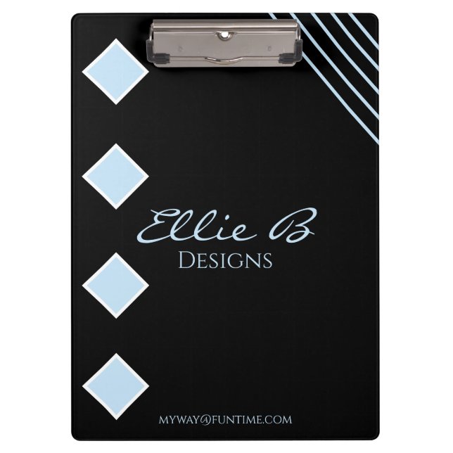 Carpeta De Pinza Modern Geometric Sleek Minimalist  (Anverso)