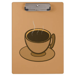 Carpeta De Pinza Moderno café café marrón de mediados de siglo