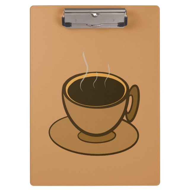 Carpeta De Pinza Moderno café café marrón de mediados de siglo (Anverso)