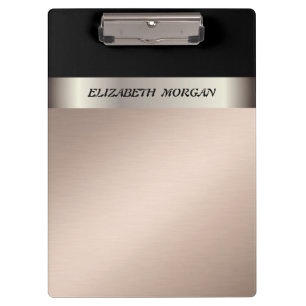 Carpeta De Pinza Moderno Elegante, Con Estilo, A Rayas-Personalizad