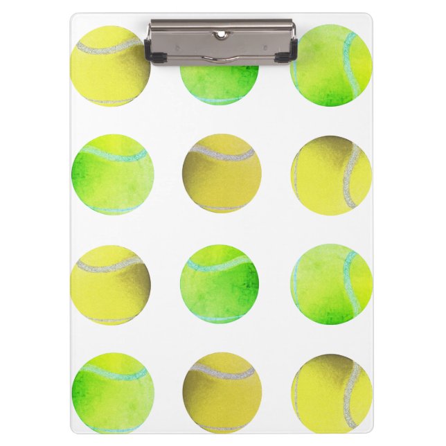 Carpeta De Pinza Moderno jugador del patrón de bolas de tenis amari (Anverso)