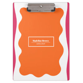 Carpeta De Pinza Moderno Lindo Abstracto Personalizado