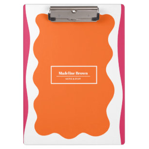 Carpeta De Pinza Moderno Lindo Abstracto Personalizado