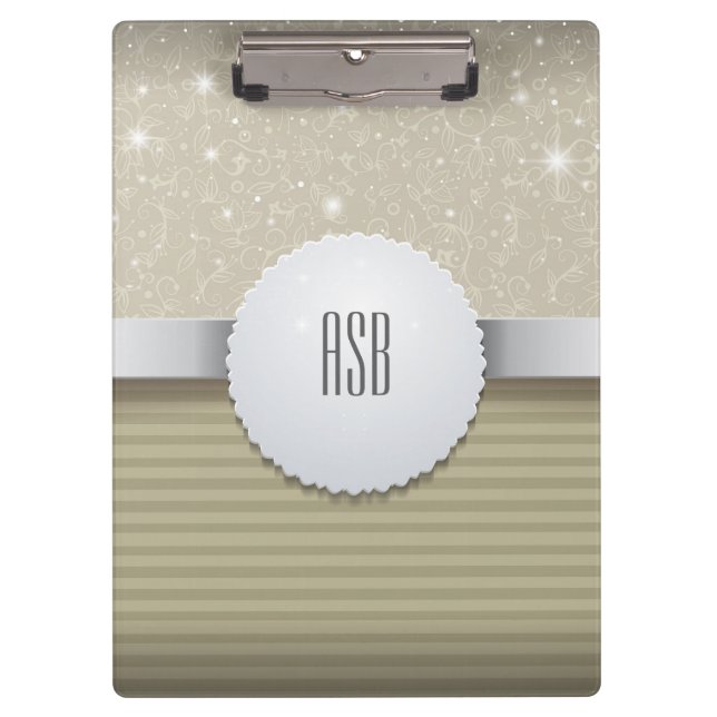 Carpeta De Pinza Moderno y profesional lujo metálico (Anverso)