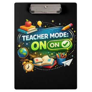 Carpeta De Pinza Modo Profesor: ACTIVADO – Diseño Divertido para el