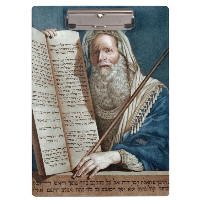 Carpeta De Pinza Moisés y los diez mandamientos (Anverso)