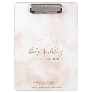 Carpeta De Pinza Moldeamiento corporal femenino rosa spa de contorn