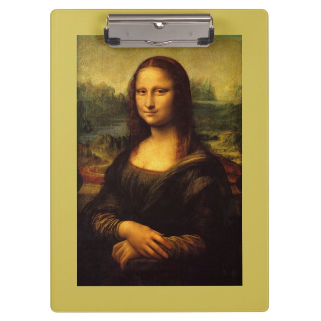 Carpeta De Pinza Mona Lisa por Leonardo da Vinci (Anverso)