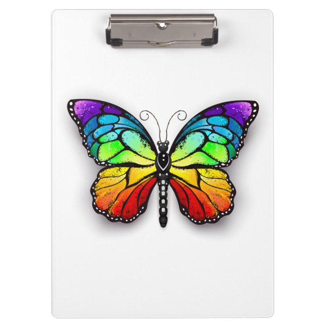 Carpeta De Pinza Monarca de mariposa arcoiris (Anverso)