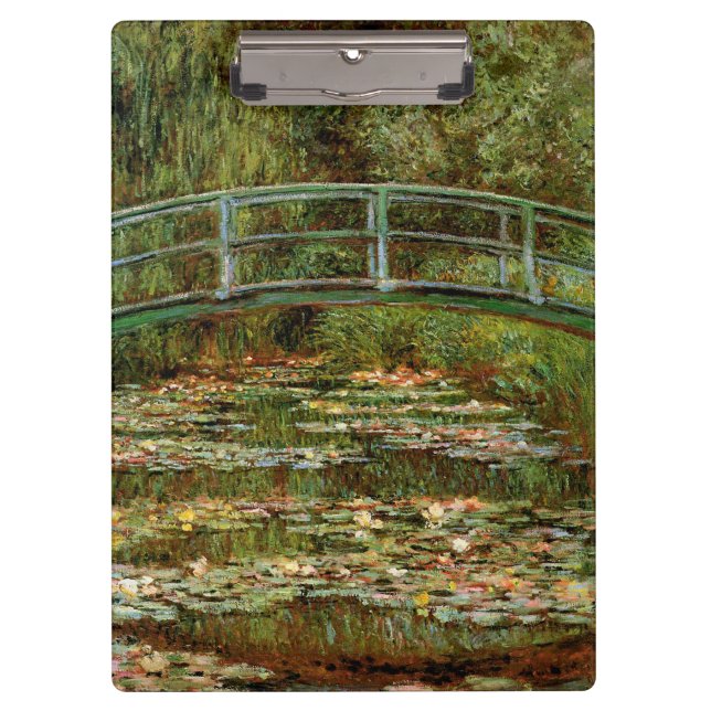 Carpeta De Pinza Monet French Bridge Giverney (Anverso)