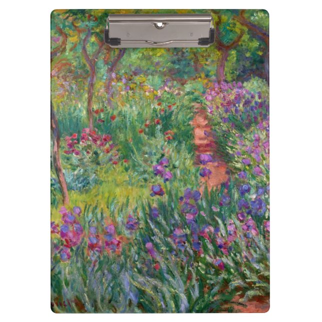 Carpeta De Pinza Monet "The Iris Garden at Giverny" (Anverso)