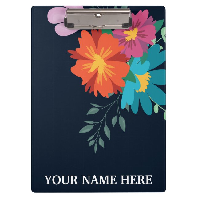 Carpeta De Pinza Monograma Botánico (Anverso)