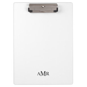 Carpeta De Pinza Monograma clásico personalizado