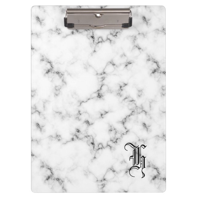 Carpeta De Pinza Monograma de mármol (Anverso)